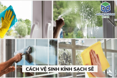 Cách lau kính nhanh và sạch sáng bóng hiệu quả nhất